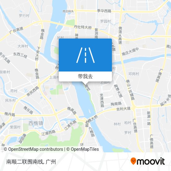 南顺二联围南线地图