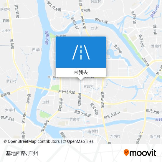 基地西路地图
