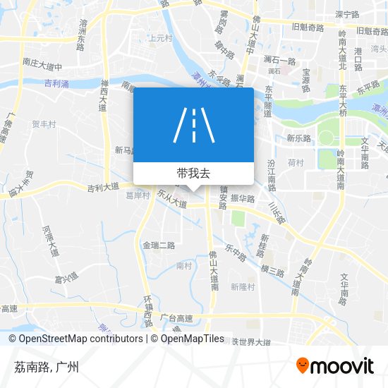 荔南路地图