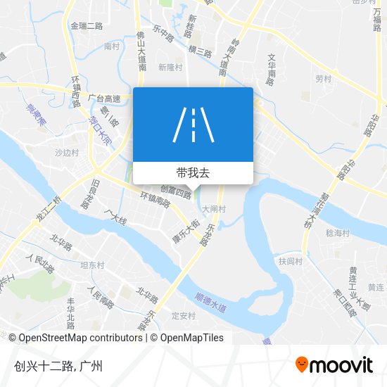 创兴十二路地图