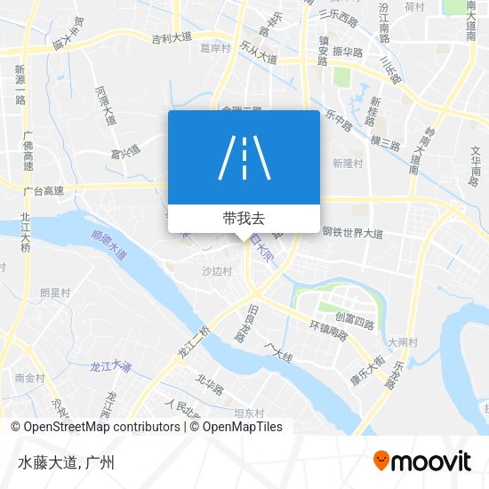 水藤大道地图