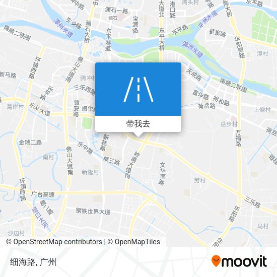 细海路地图