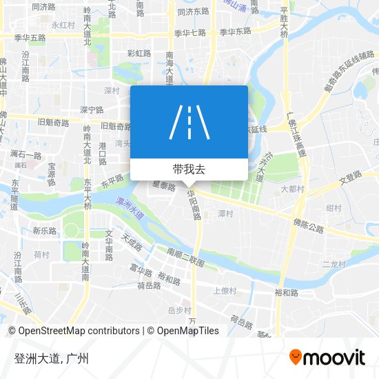 登洲大道地图