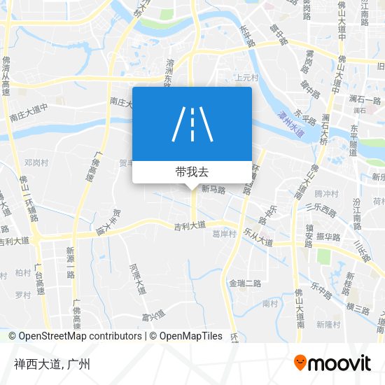 禅西大道地图
