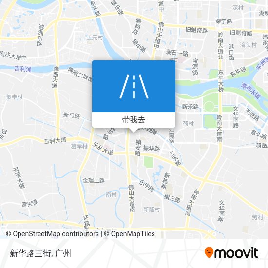 新华路三街地图