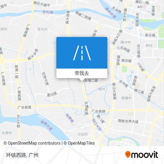 环镇西路地图