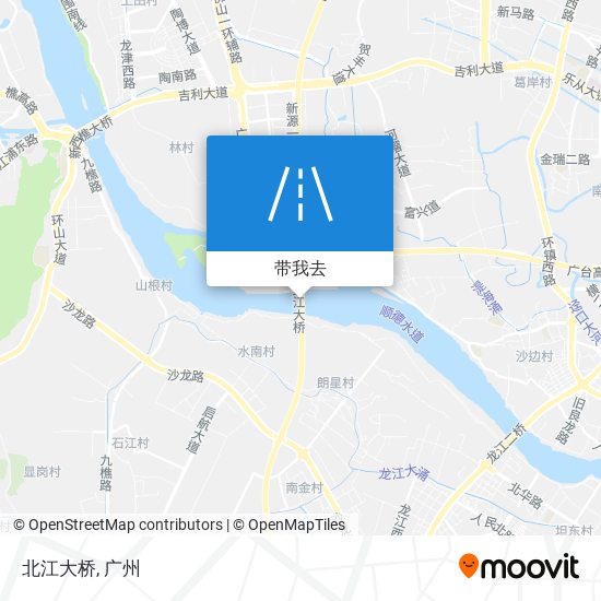 北江大桥地图