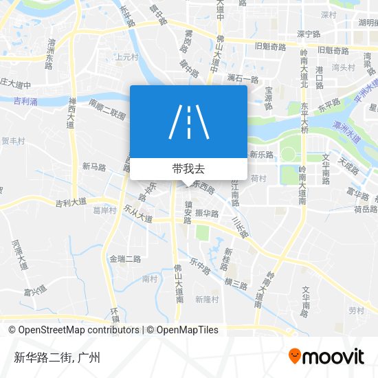 新华路二街地图
