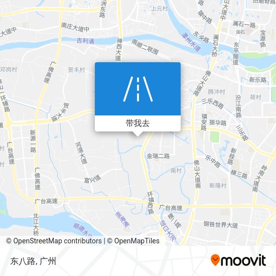东八路地图