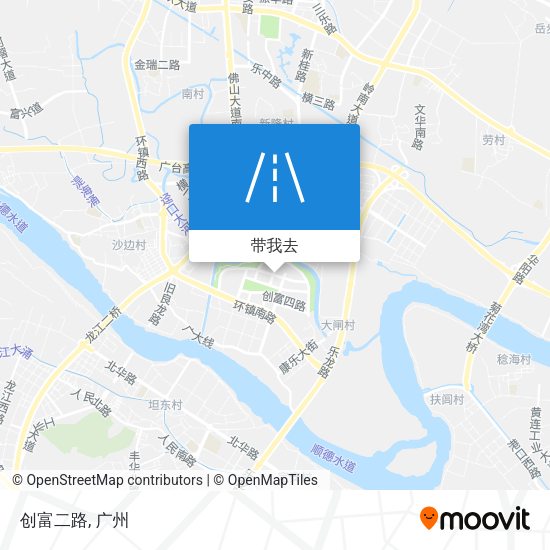 创富二路地图