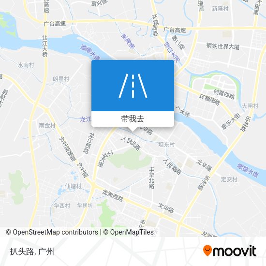 扒头路地图