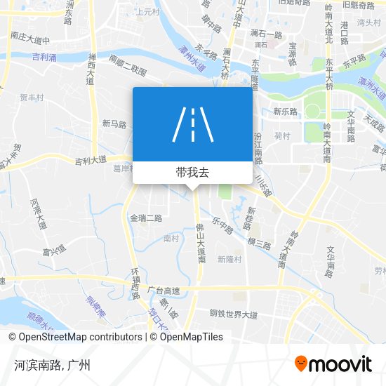 河滨南路地图