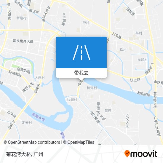 菊花湾大桥地图