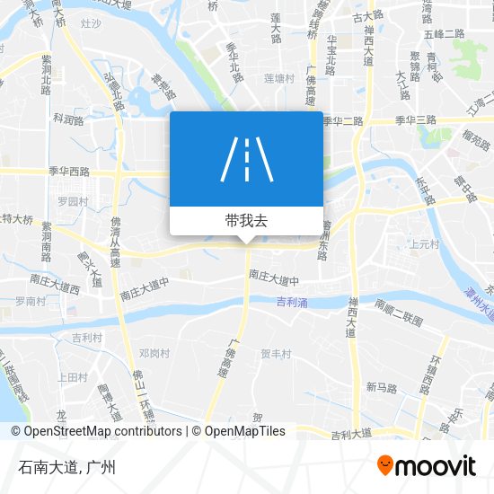石南大道地图