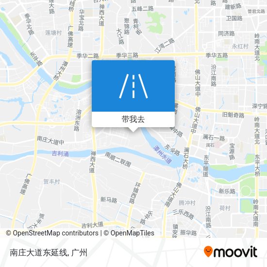 南庄大道东延线地图