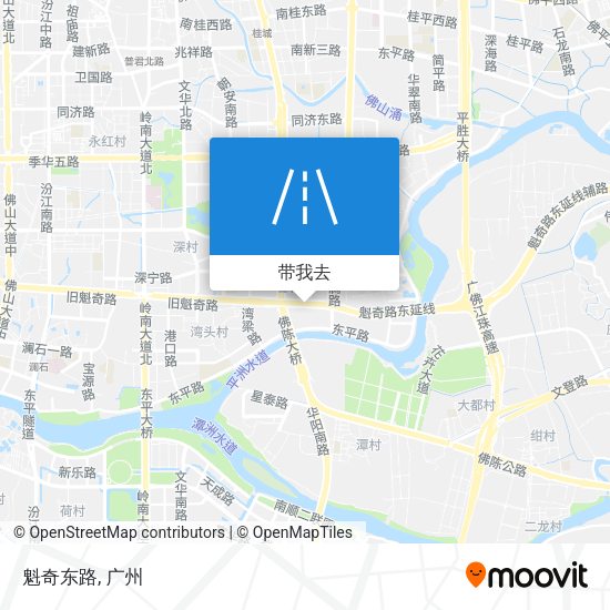 魁奇东路地图