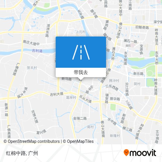 红棉中路地图