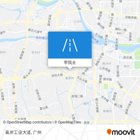 葛岸工业大道地图