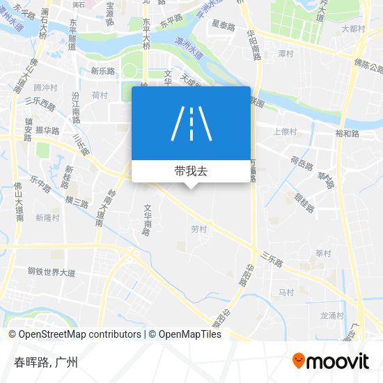 春晖路地图