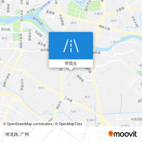 僚龙路地图