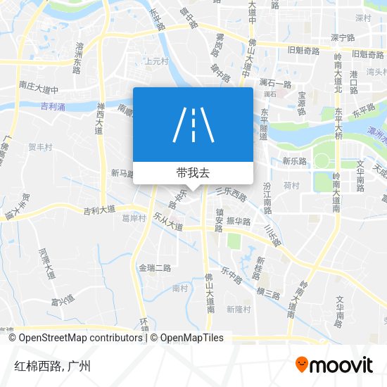 红棉西路地图