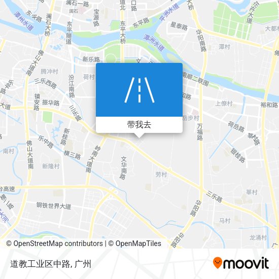 道教工业区中路地图