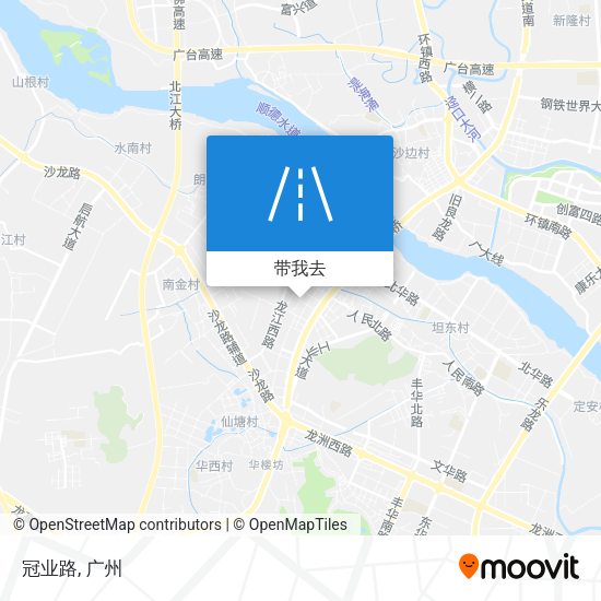 冠业路地图