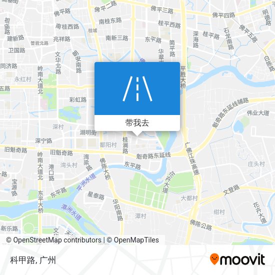 科甲路地图