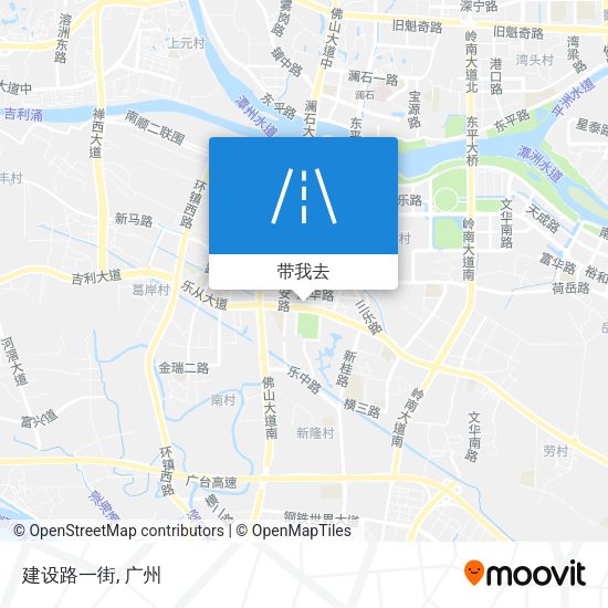建设路一街地图