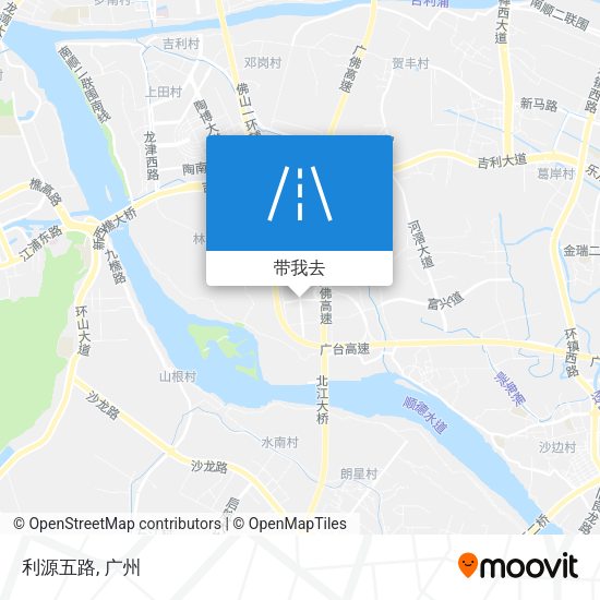 利源五路地图