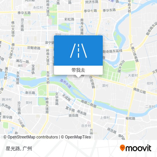 星光路地图