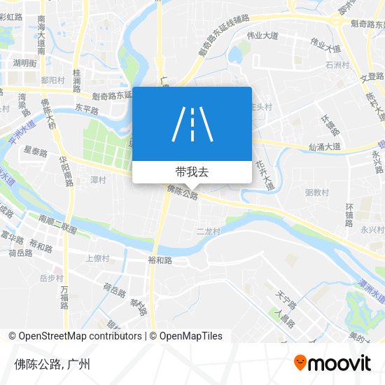 佛陈公路地图