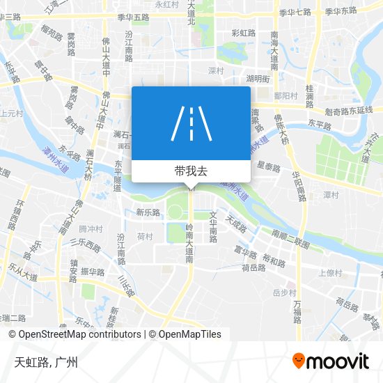 天虹路地图