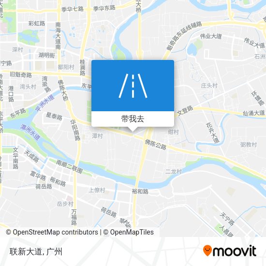 联新大道地图