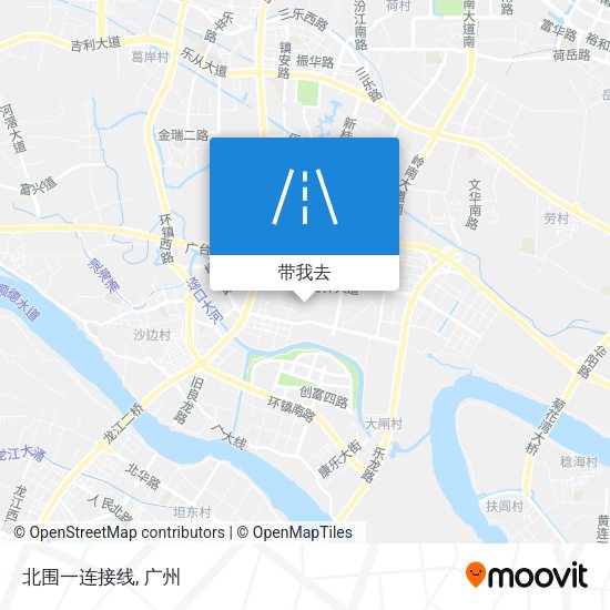 北围一连接线地图