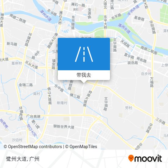 鹭州大道地图