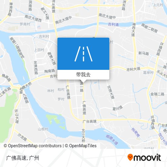 广佛高速地图