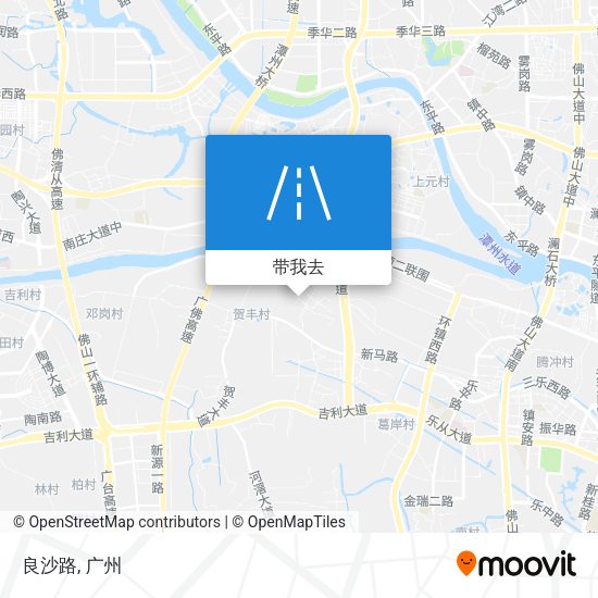 良沙路地图