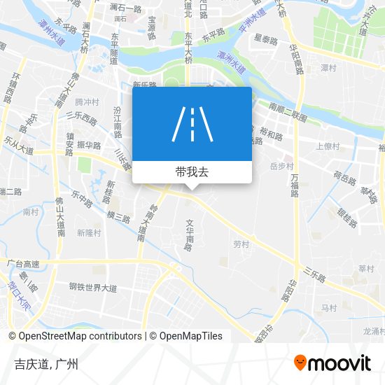 吉庆道地图