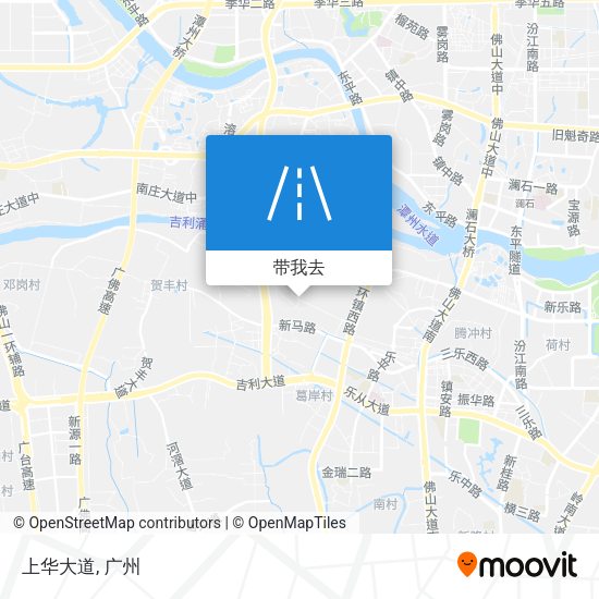 上华大道地图