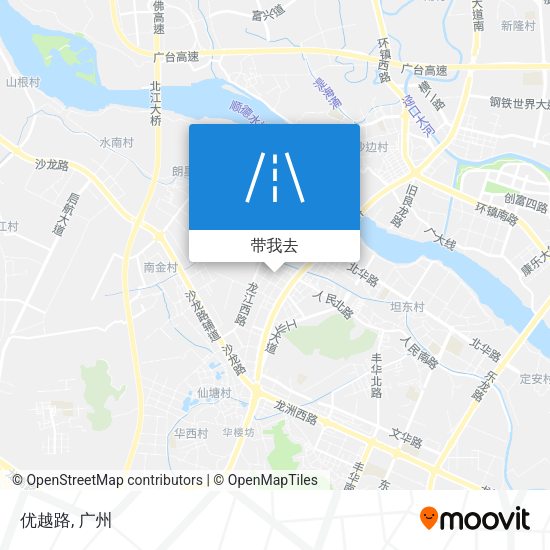 优越路地图