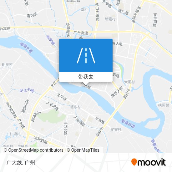 广大线地图