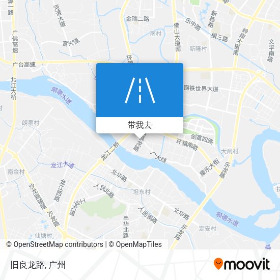旧良龙路地图