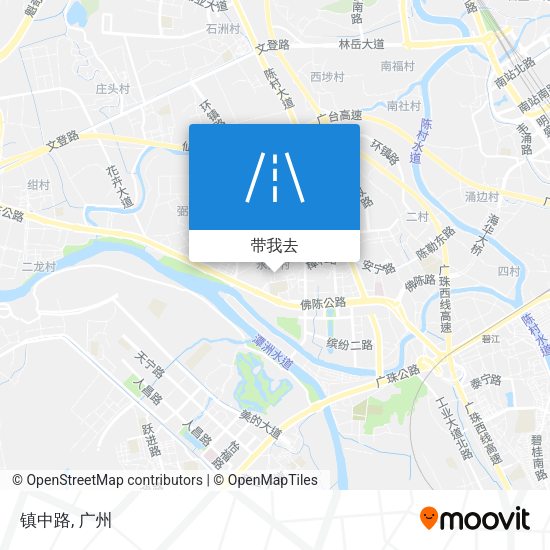 镇中路地图