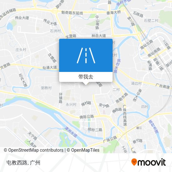 屯教西路地图