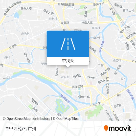 章甲西苑路地图