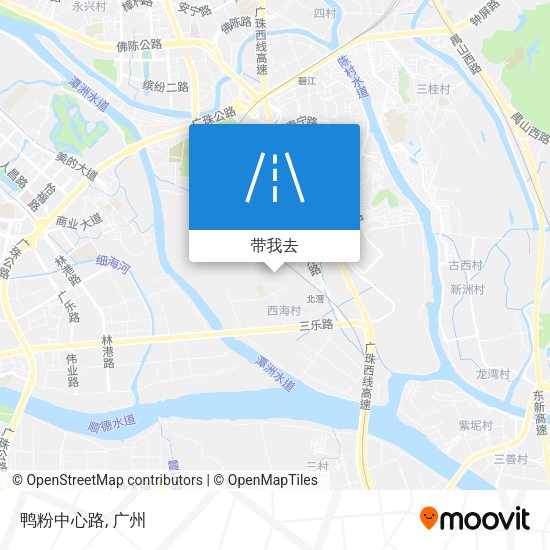 鸭粉中心路地图