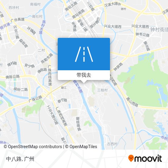 中八路地图