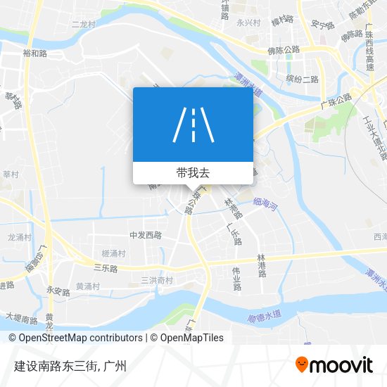 建设南路东三街地图