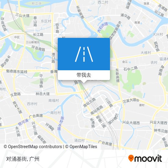 对涌基街地图